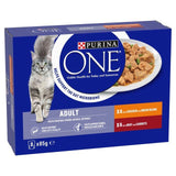 Purina One Mini Fillets Chicken &amp;amp; Beef Wet Cat Food   8 x 85g