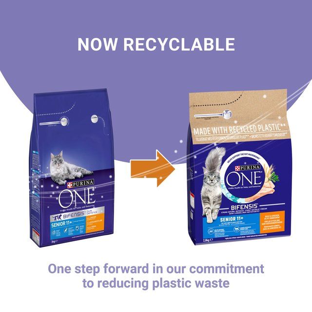 Purina ONE Senior 11+ Cat Chicken &amp;amp; Wholegrain   2.8kg