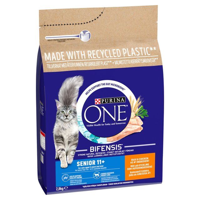 Purina ONE Senior 11+ Cat Chicken &amp;amp; Wholegrain   2.8kg