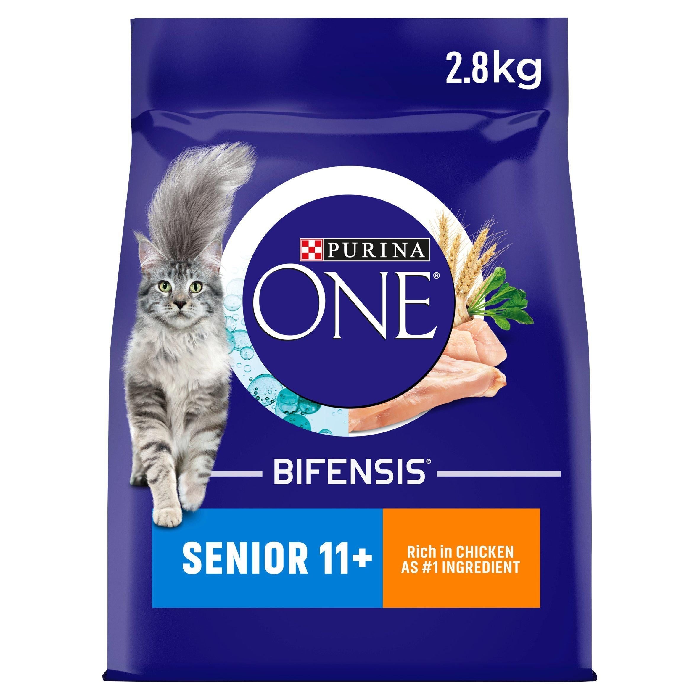 Purina one Senior 11+ Chicken &amp;amp; Wholegrain 2.8kg