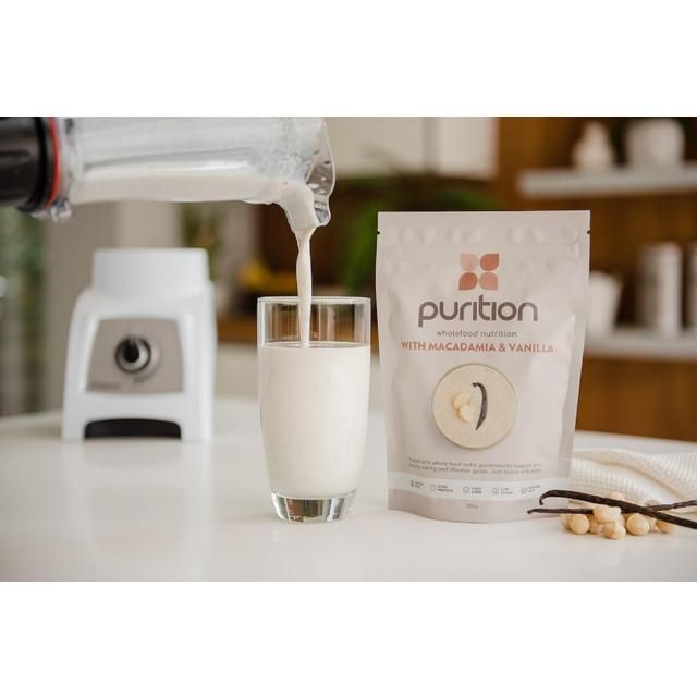 Purition Macadamia &amp;amp; Vanilla Wholefood Nutrition Powder    250g