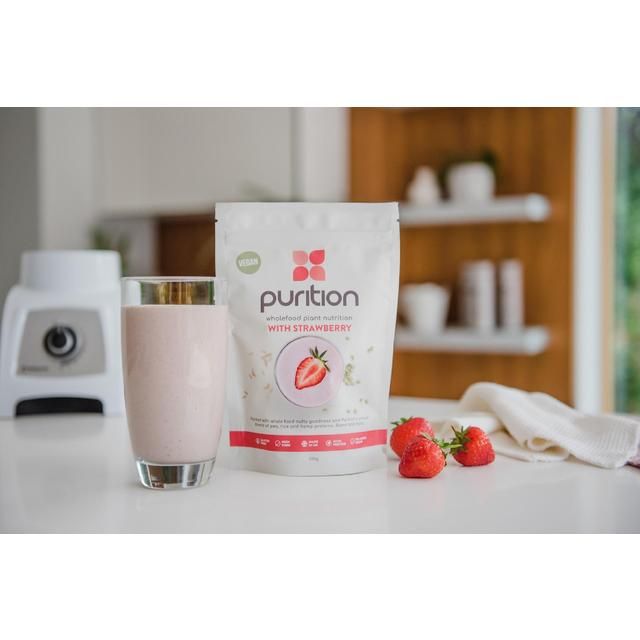 Purition Strawberry Vegan Wholefood Nutrition Powder    250g