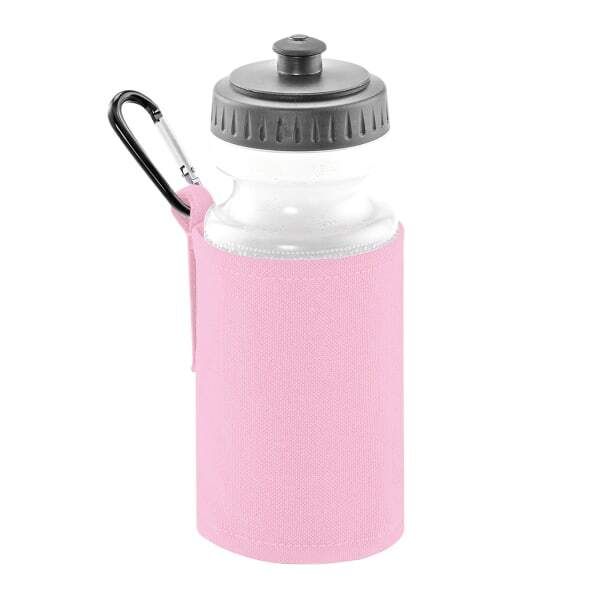 Quadra Water Bottle And Fabric Sleeve Holder Classic Pink
