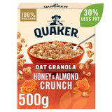 Quaker Oat Granola Honey &amp;amp; Almond Cereal   500g