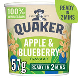 Quaker Oat So Simple Apple &amp;amp; Blueberry Porridge Cereal Pot   57g