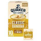 Quaker Oat So Simple Banana Porridge Cereal Sachets   10 per pack