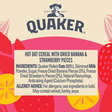 Quaker Oat So Simple Banana Strawberry Porridge Cereal Pot   58g