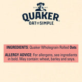 Quaker Oat So Simple Family Pack Original Porridge Sachets Cereal   20 per pack