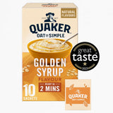 Quaker Oat So Simple Golden Syrup Porridge 10 Pack