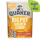Quaker Oat So Simple Golden Syrup Porridge Cereal Big Pot   76g