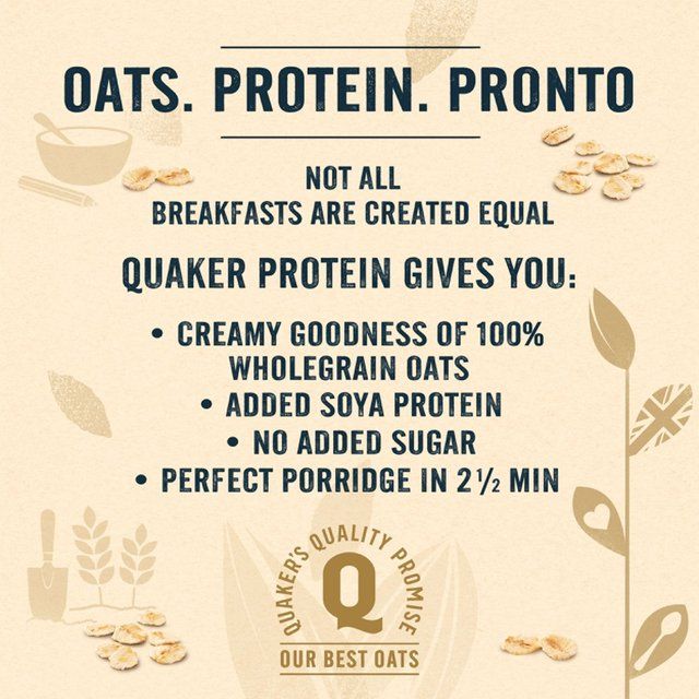 Quaker Oat So Simple Protein Golden Syrup Porridge Sachets Cereal   8 per pack