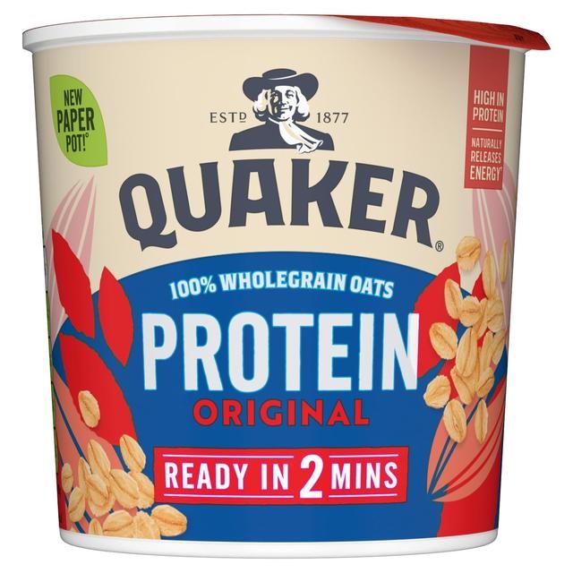 Quaker Oat So Simple Protein Porridge Cereal Pot Original    49g
