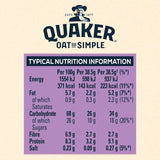 Quaker Oat So Simple Sultanas &amp;amp; Raisins Fruit Porridge Sachets Cereal   10 per pack