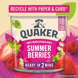 Quaker Oat So Simple Summer Berries Porridge Cereal Pot   58g