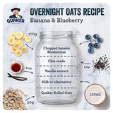 Quaker Oats Jumbo Rolled Oats Porridge Cereal   1kg