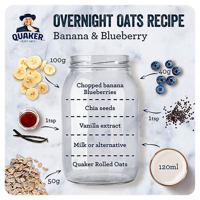 Quaker Rolled Oats Porridge Cereal   1kg