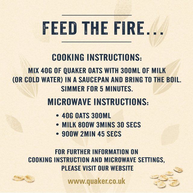 Quaker Rolled Oats Porridge Cereal   500g