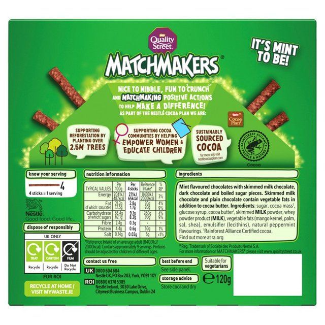 Quality Street Matchmakers Cool Mint   120g