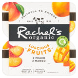 Rachel's Organic Luscious Fruits Peach &amp;amp; Mango   4 x 110g