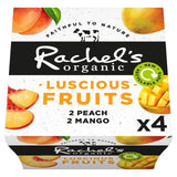 Rachel's Organic Luscious Fruits Peach &amp;amp; Mango   4 x 110g