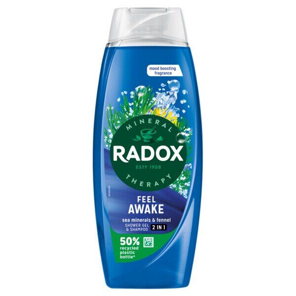 Radox Feel Awake 2-In-1 Body Wash &amp;amp; Shampoo 450ml