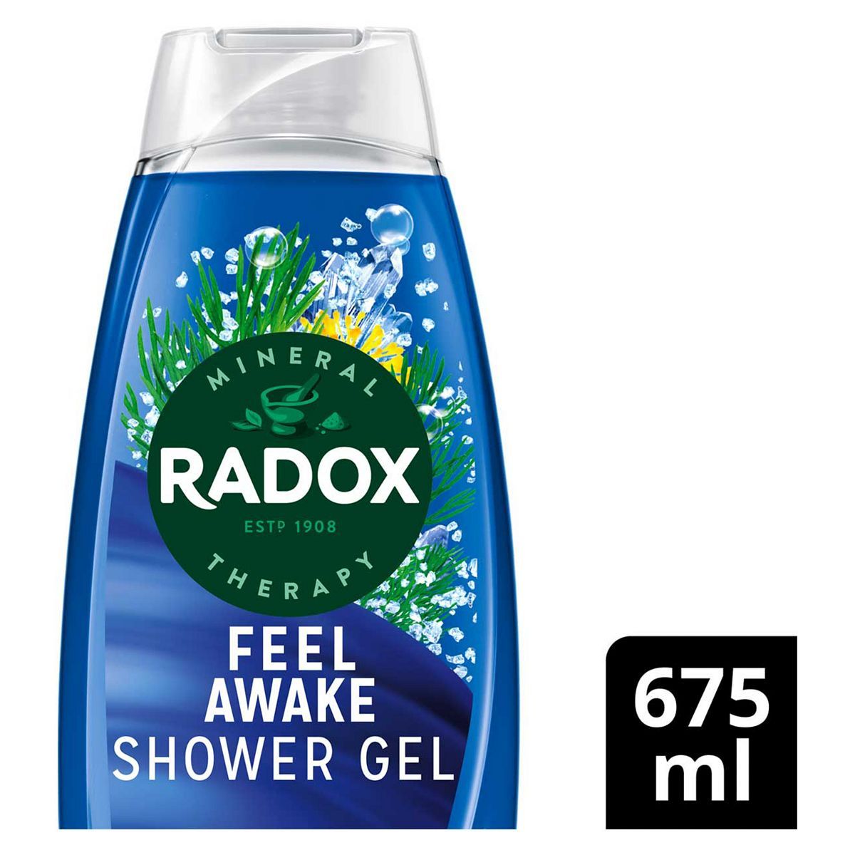 Radox Mineral Therapy Feel Awake 2-in-1 Shower Gel &amp;amp; shampoo 675ml