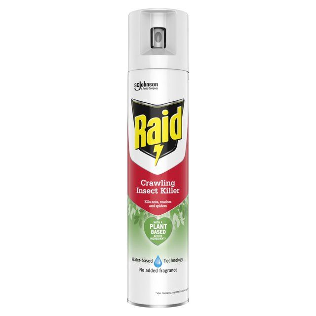 Raid Plant Based Crawling Insect Killer Aerosol Spray   300ml