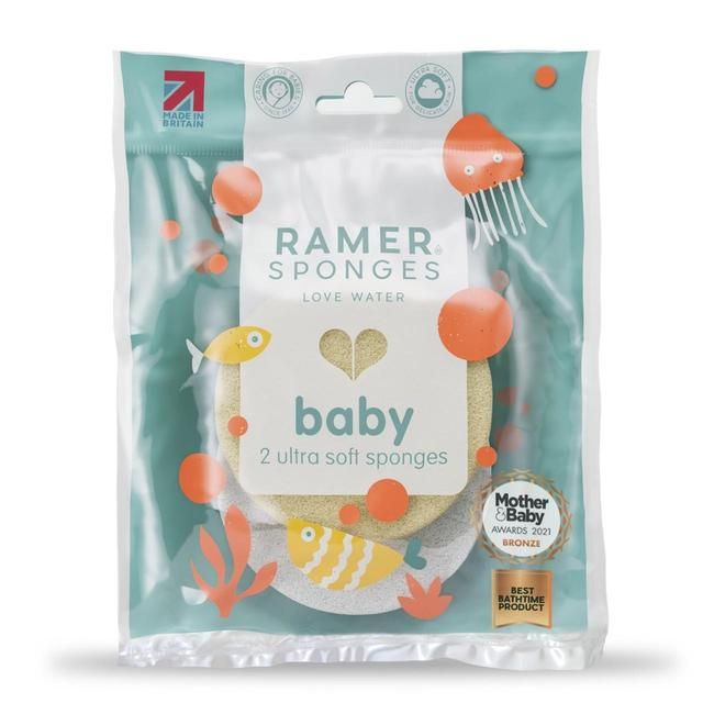 Ramer Ultra Soft Baby Sponge Twinpack   2 per pack