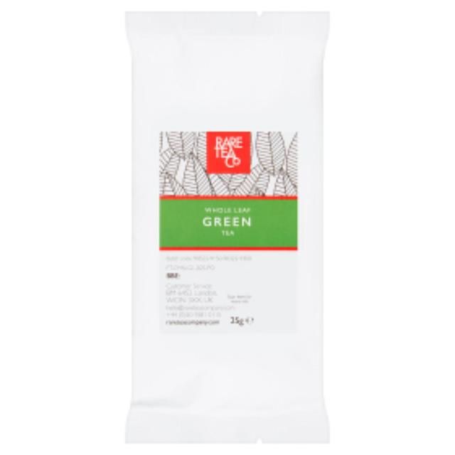 Rare Tea Company Green Whole Leaf.  refill pouch   25g