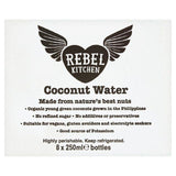 Rebel Kitchen Raw Organic Coconut Water Multipack   8 x 250ml