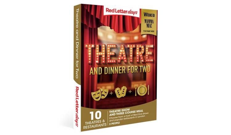 Red Letter Days Theatre &amp;amp; Dinner For Two Gift Experience