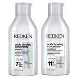 REDKEN Acidic Bonding Concentrate Shampoo and Conditioner Bond Repair Bundle For Damaged Hair