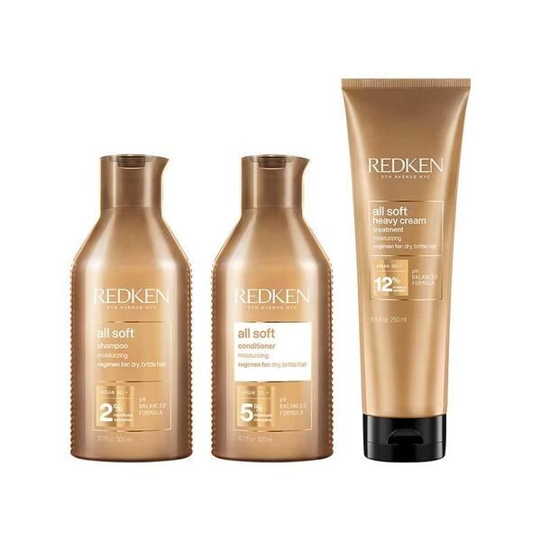 Redken All Soft Shampoo , Conditioner &amp;amp; Heavy Cream Pack