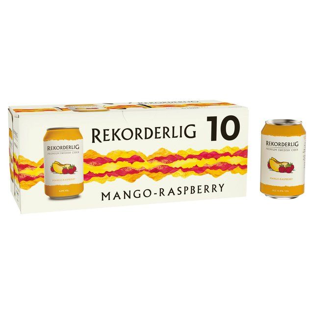 Rekorderlig Mango &amp;amp; Raspberry Cider   10 x 330ml