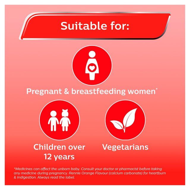 Rennie Orange Heartburn &amp;amp; Indigestion Relief Tablets   24 per pack