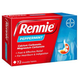 Rennie Peppermint Heartburn &amp;amp; Indigestion Relief Tablets   72 per pack