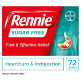 Rennie Sugar Free Heartburn &amp;amp; Indigestion Relief 72 Tablets