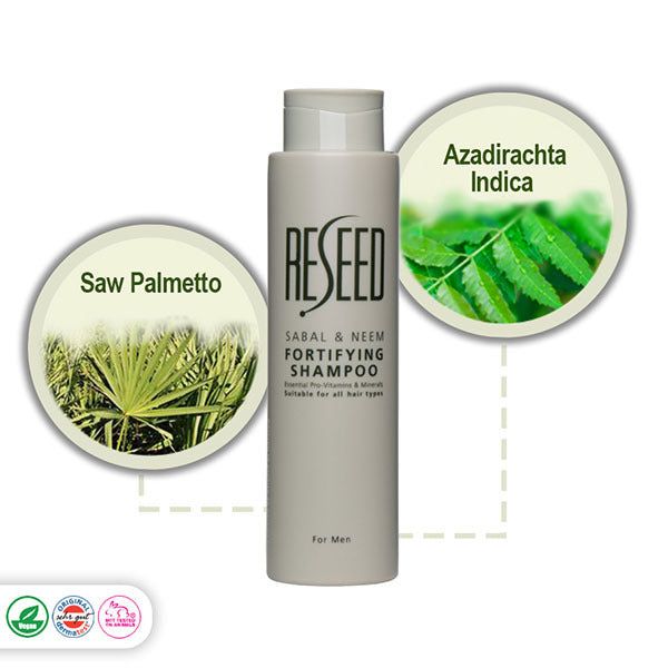 RESEED Sabal and Neem Fortifying Shampoo for Men 250 ml