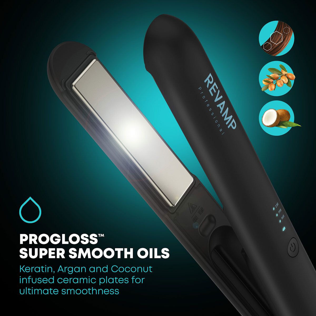 Revamp iGen Progloss Cordless Ceramic Hair Straightener, ST-2750-EU2