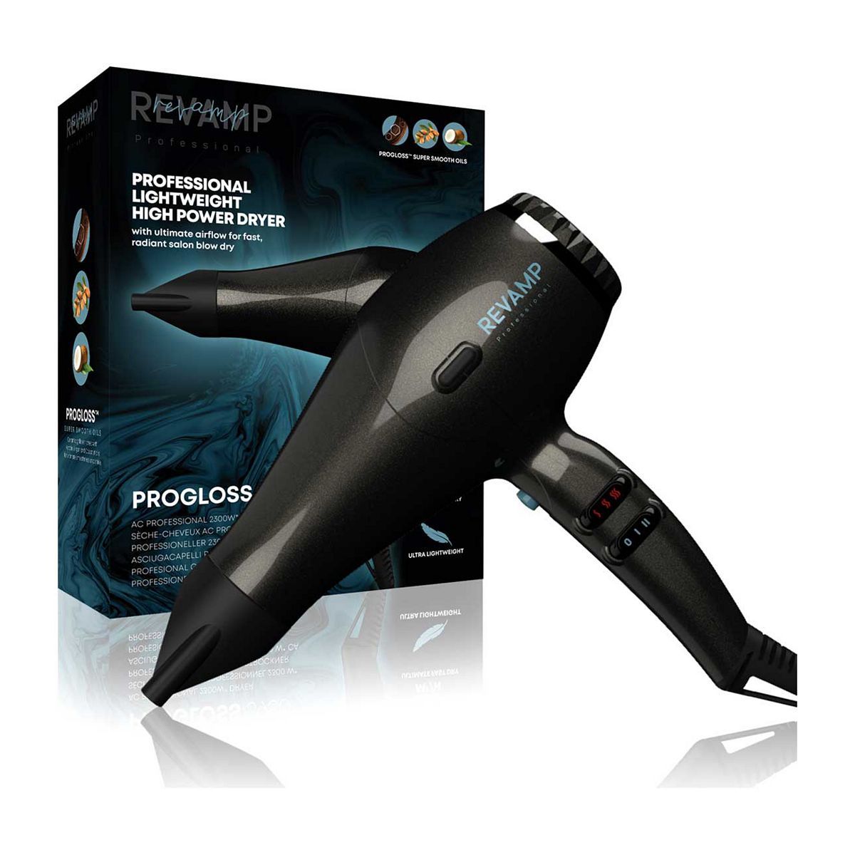 Revamp Progloss&amp;trade; 3950 High Torque AC Professional Hair Dryer