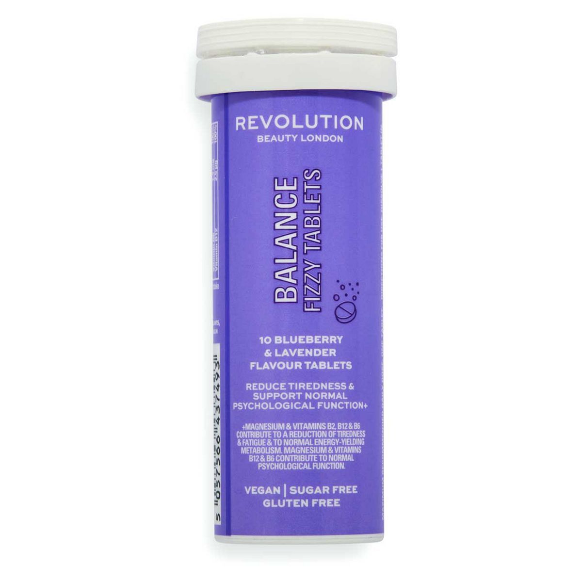 Revolution Beauty Balance Blueberry &amp;amp; Lavender Fizzy Tablets 10s