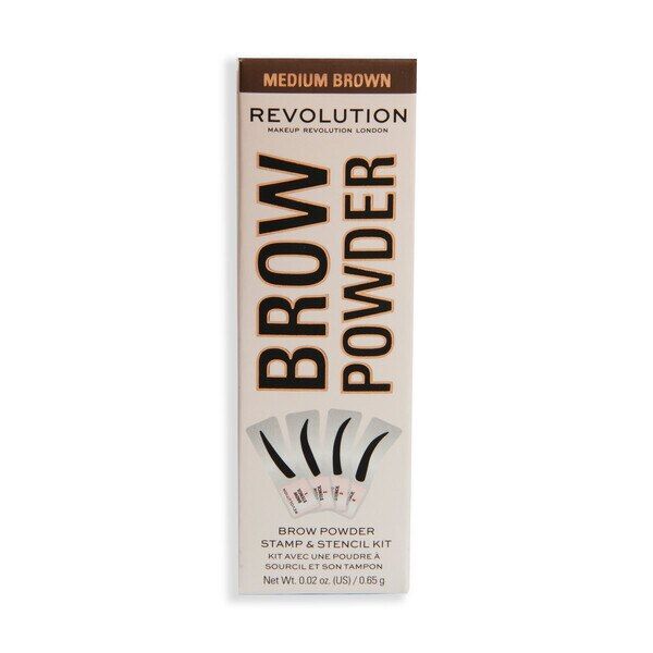 Revolution Stamp &amp;amp; Go Brow Kit&amp;nbsp;Medium Brown