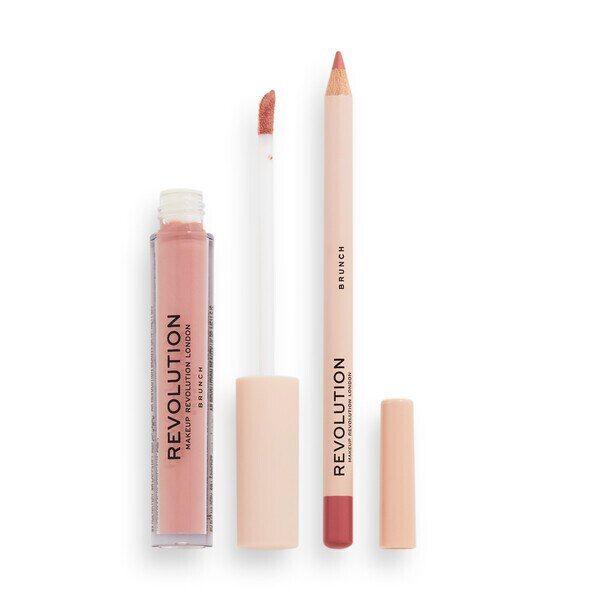Revolution Ultimate Nude Lip Contour Kit Brunch