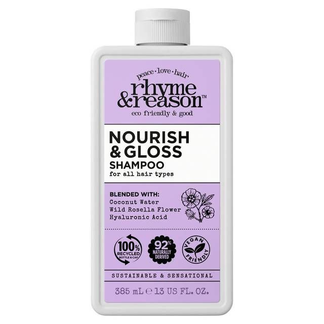 Rhyme &amp;amp; Reason Nourish &amp;amp; Gloss Shampoo 385ml