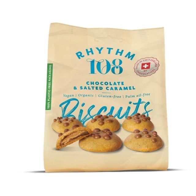 Rhythm 108 Swiss Vegan Salted Caramel Filled Biscuits   135g