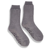 Ribbon Adult Eskimo Style Fleece Socks (7-11) Grey / 1EA