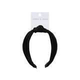 Ribbon &amp;amp; Asher Plisse Black Headband