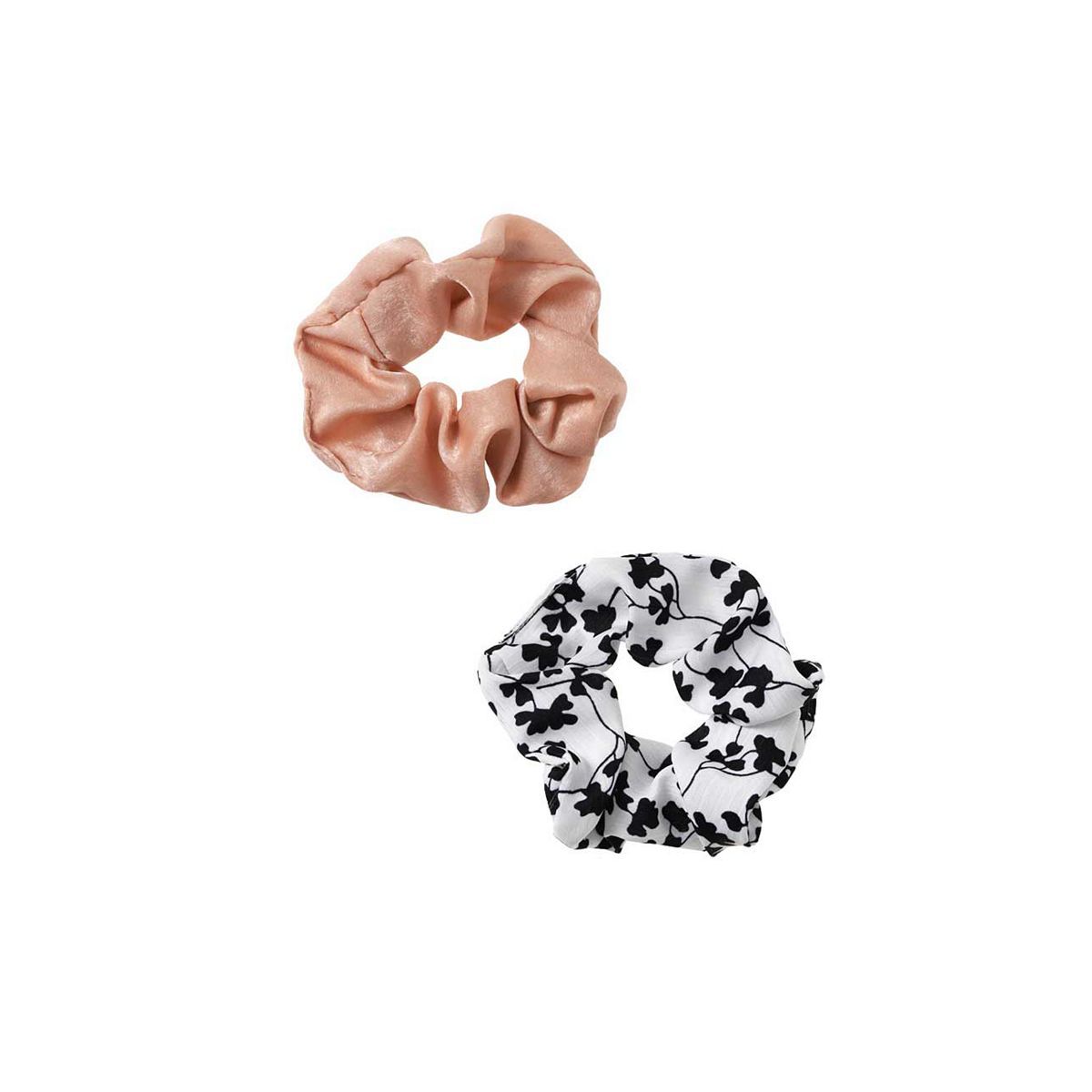 Ribbon &amp;amp; Asher Printed Two Pack Scrunchie