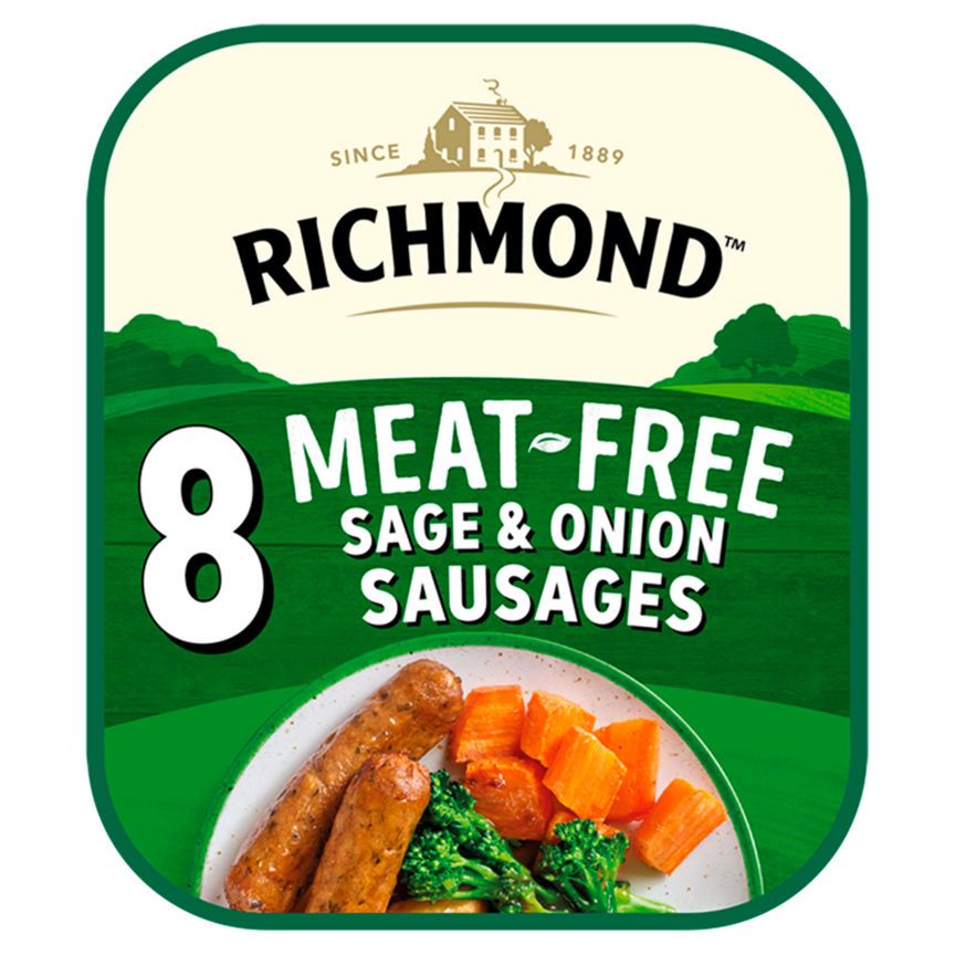Richmond 8 Vegan Meat Free Sage &amp;amp; Onion Sausages