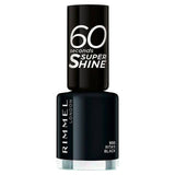 Rimmel 60 Seconds Rita's Black Nail Polish 8ml